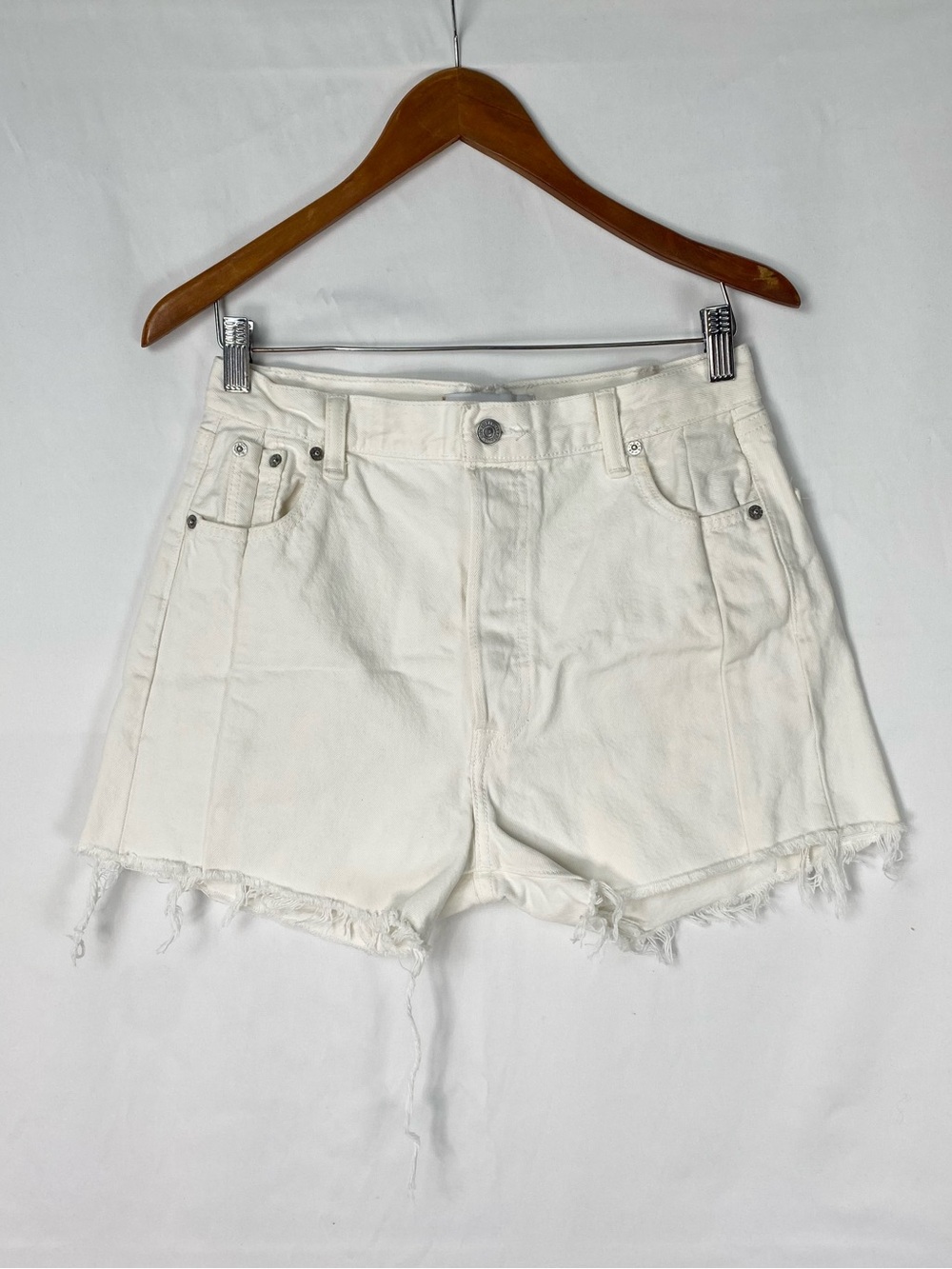 EB Denim Levi’s 501 Vintage Denim Shorts Raw Hem High Waisted